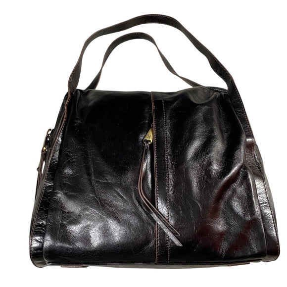 HOBO Century RARE Black Leather Hobo Bag - Picture 5 of 13